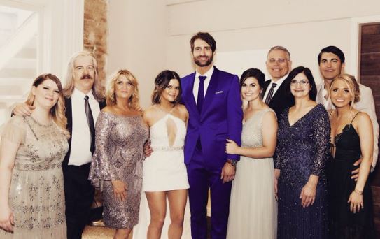 Kellie Morris with her family